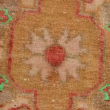 Red & Cream Classic Turkish Runner Rug, 75x296Cm
