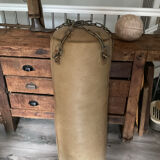 Vintage leather boxing bag
