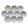 Lot de 10 assiettes creuses en Terre de Fer service Versailles