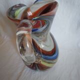 Vintage glass pitcher water decanter