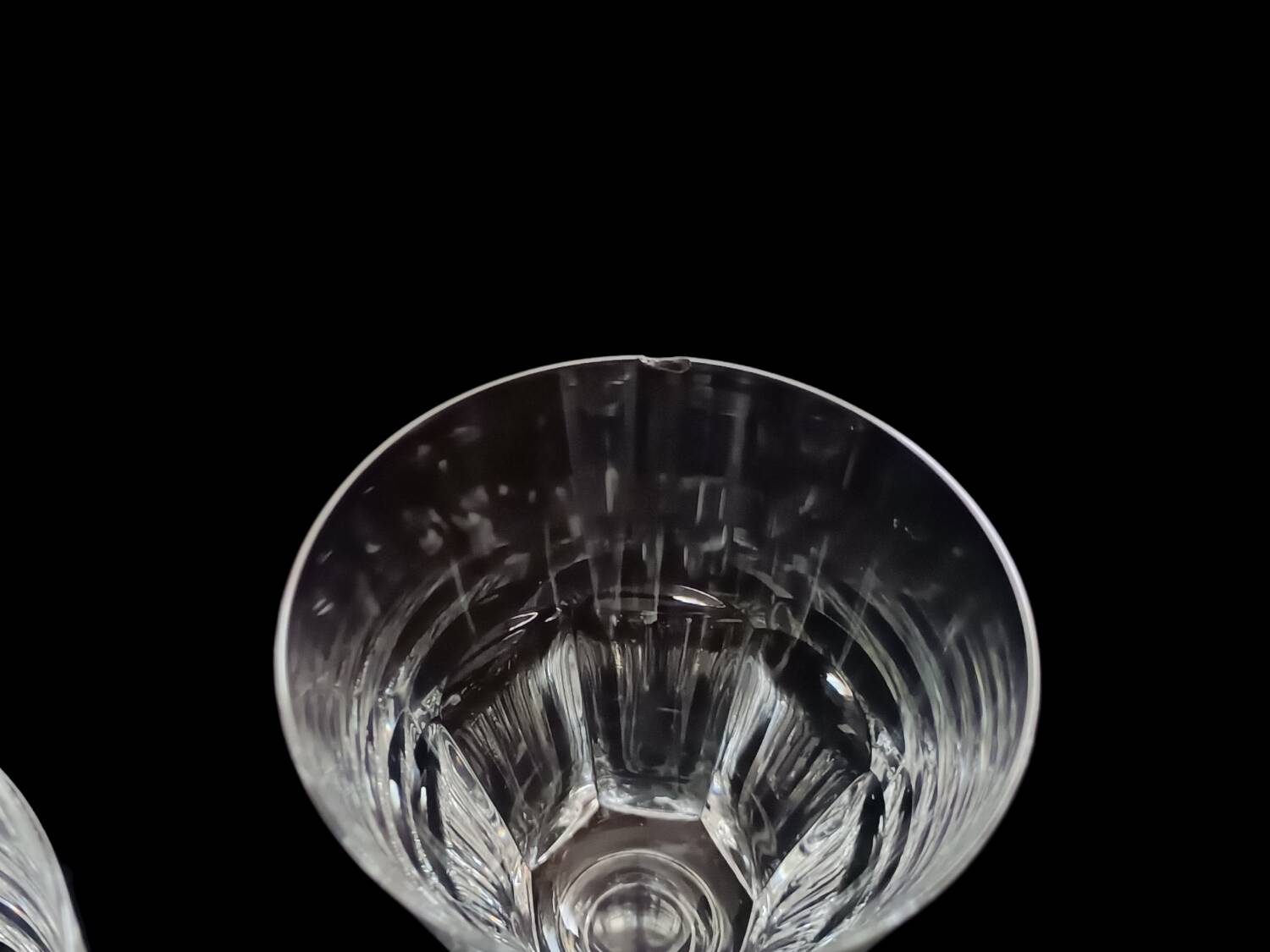 12 crystal water glasses from Baccarat, Missouri model.