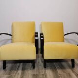 Fauteuils de Jindrich Halabala, années 1940, Set de 2