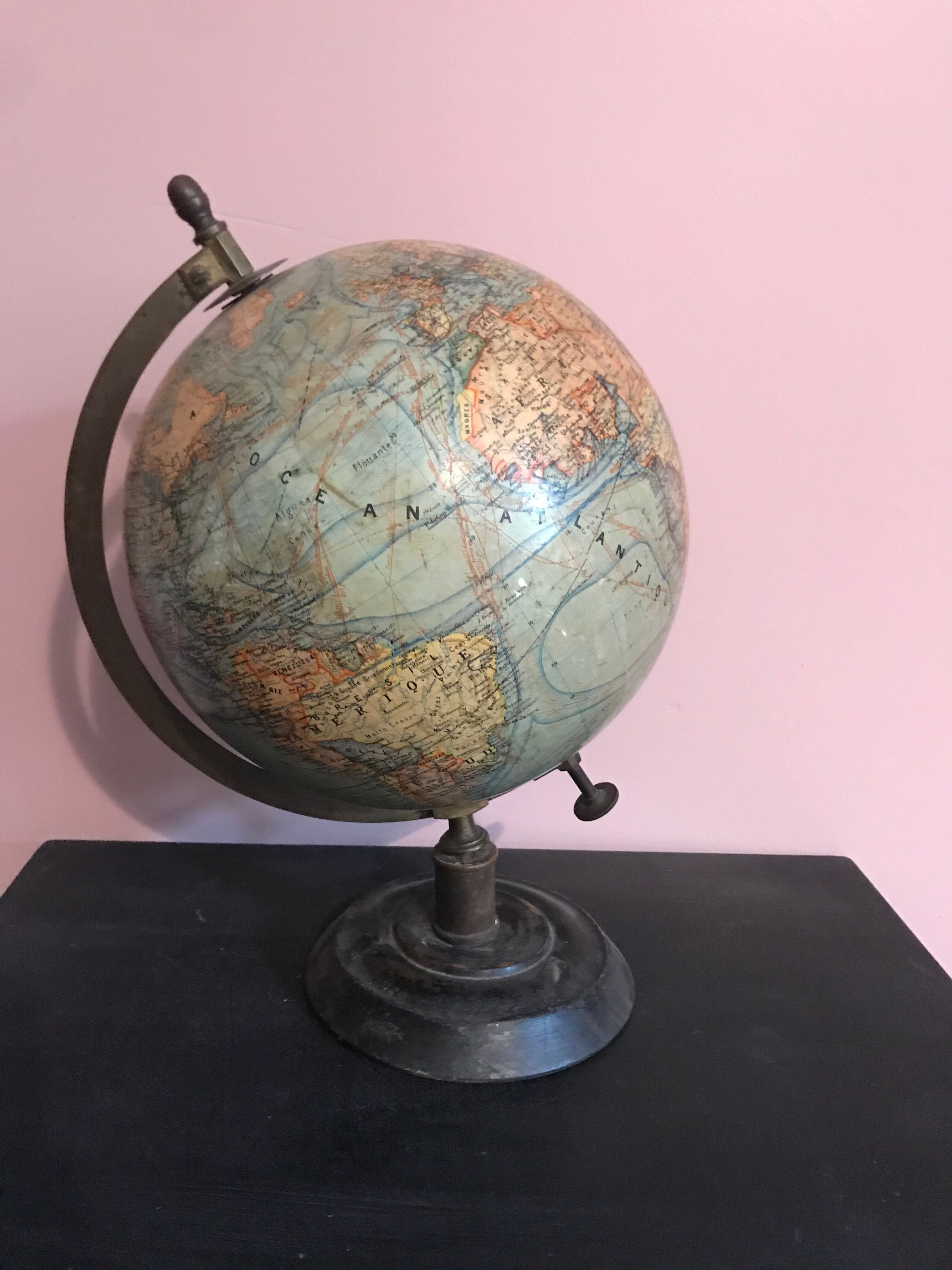 Globe terrestre Forest 19 ieme