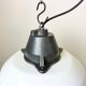 Enamel and cast iron industrial pendant light 1960s