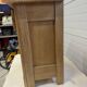 Solid oak bedside table