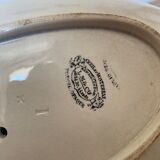 Creil and Montereau porcelain sauce boat