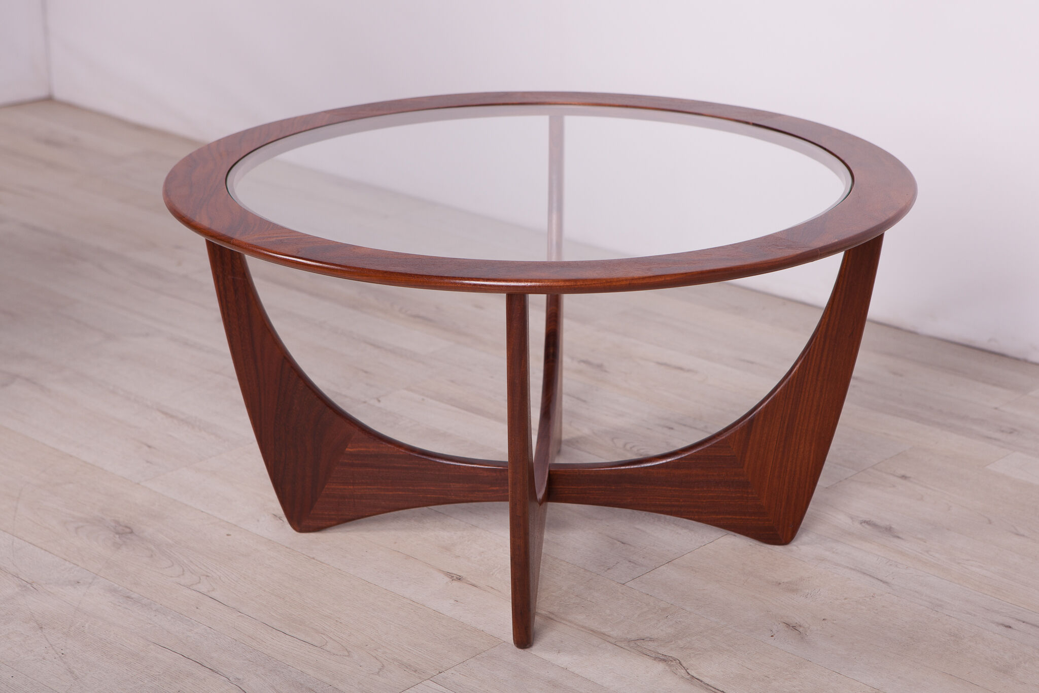 Round teak Astro coffee table by Victor Wilkins for G-Plan, 1950