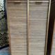Pair of notary curtain binder furniture in oak 1950