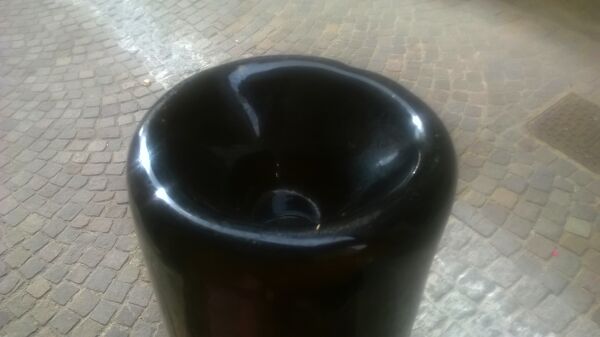 Bouteille en verre soufflé ancienne