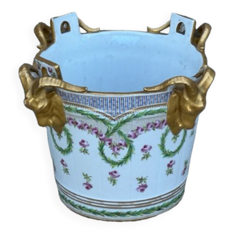 Cache pot en porcelaine