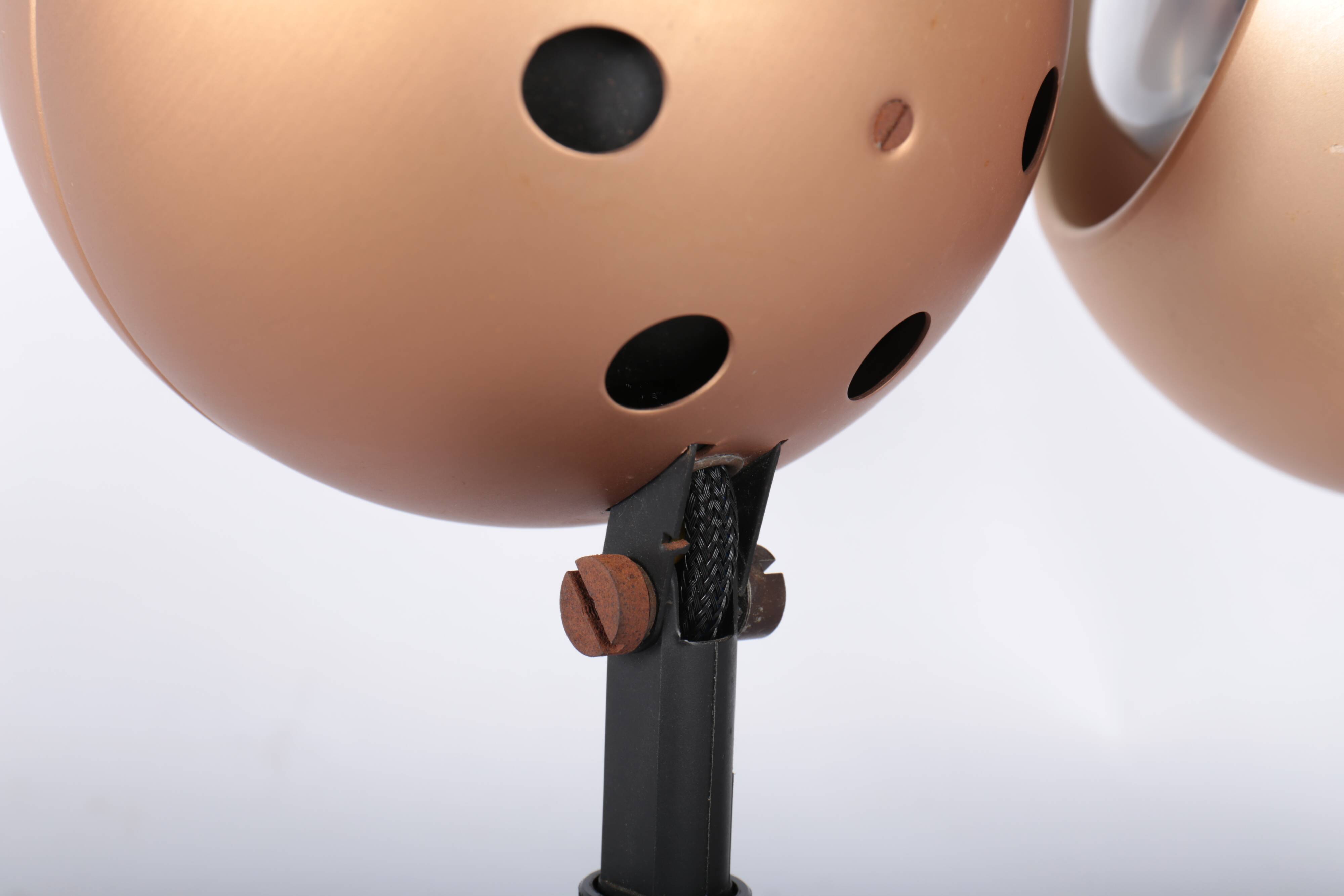 Pair of vintage LITA Eyeball wall lights, 1970s