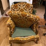 Old armchair of the 50s