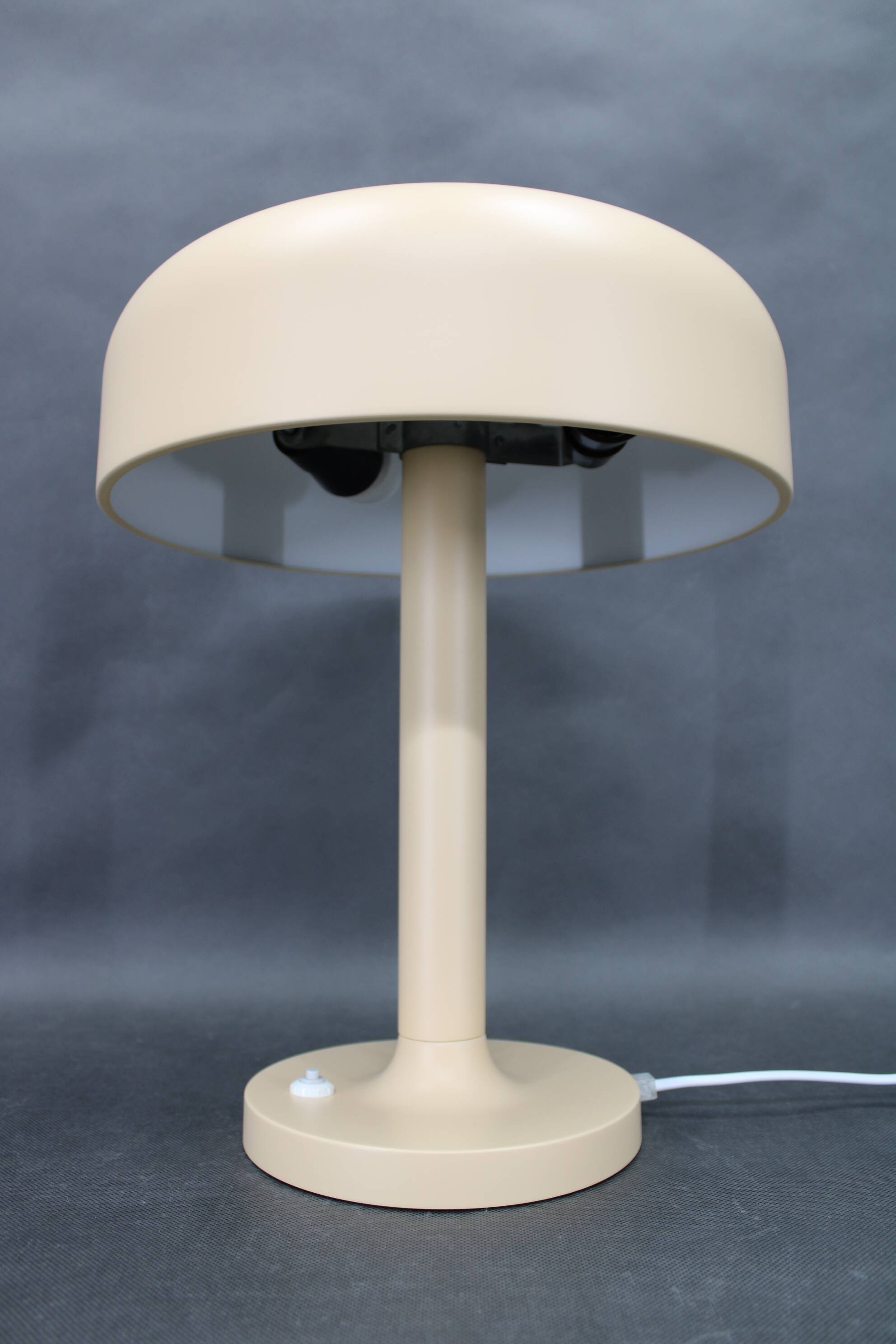 Josef Hurka Napako Mid Century Beige Table Lamp 1970s