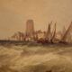 Tableau De Paysage Marin De La Seconde Moitié Du 19ème Siècle