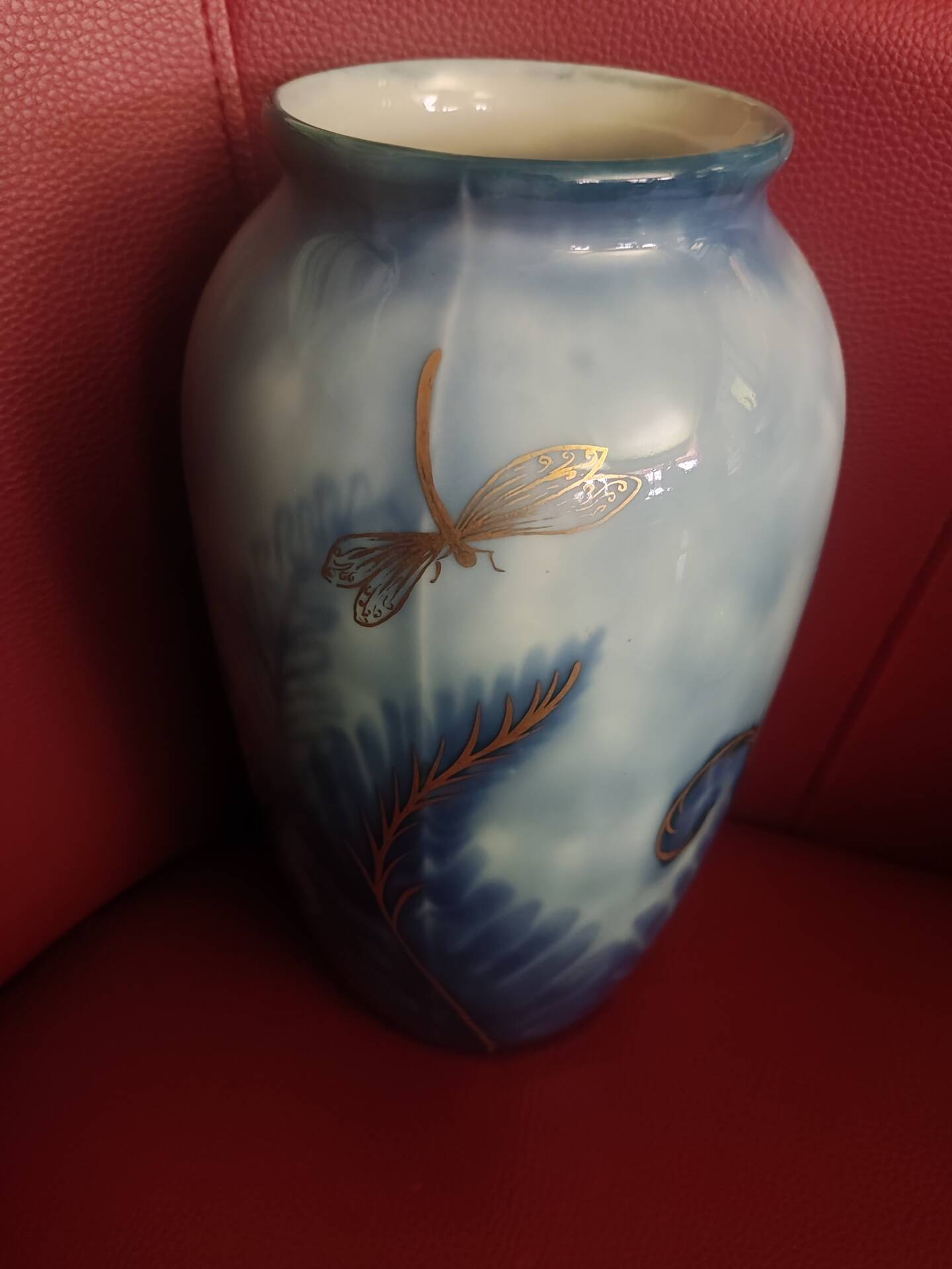 Limoges porcelain vase signed by Camille Tharaud