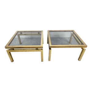 Paire de tables d’appoint en