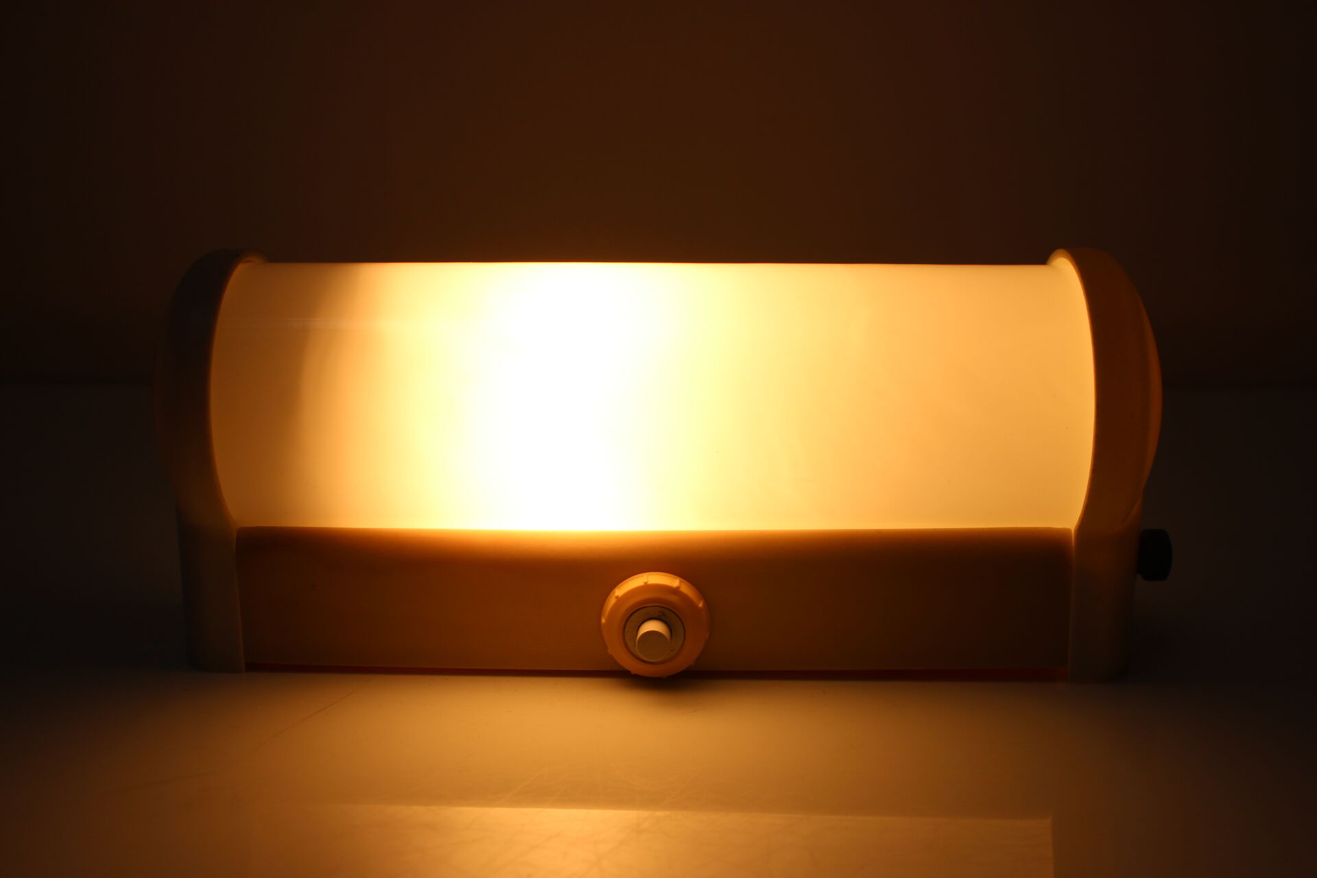 Art Deco Bakelite and Glass Wall Lamp,1930's.