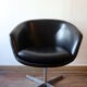 Pair of Pierre Paulin leather armchairs for Artifort 60s
