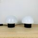 Pair of 70s space age mushroom lamps, Optelma