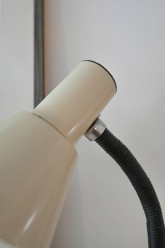 Vintage beige industrial lamp