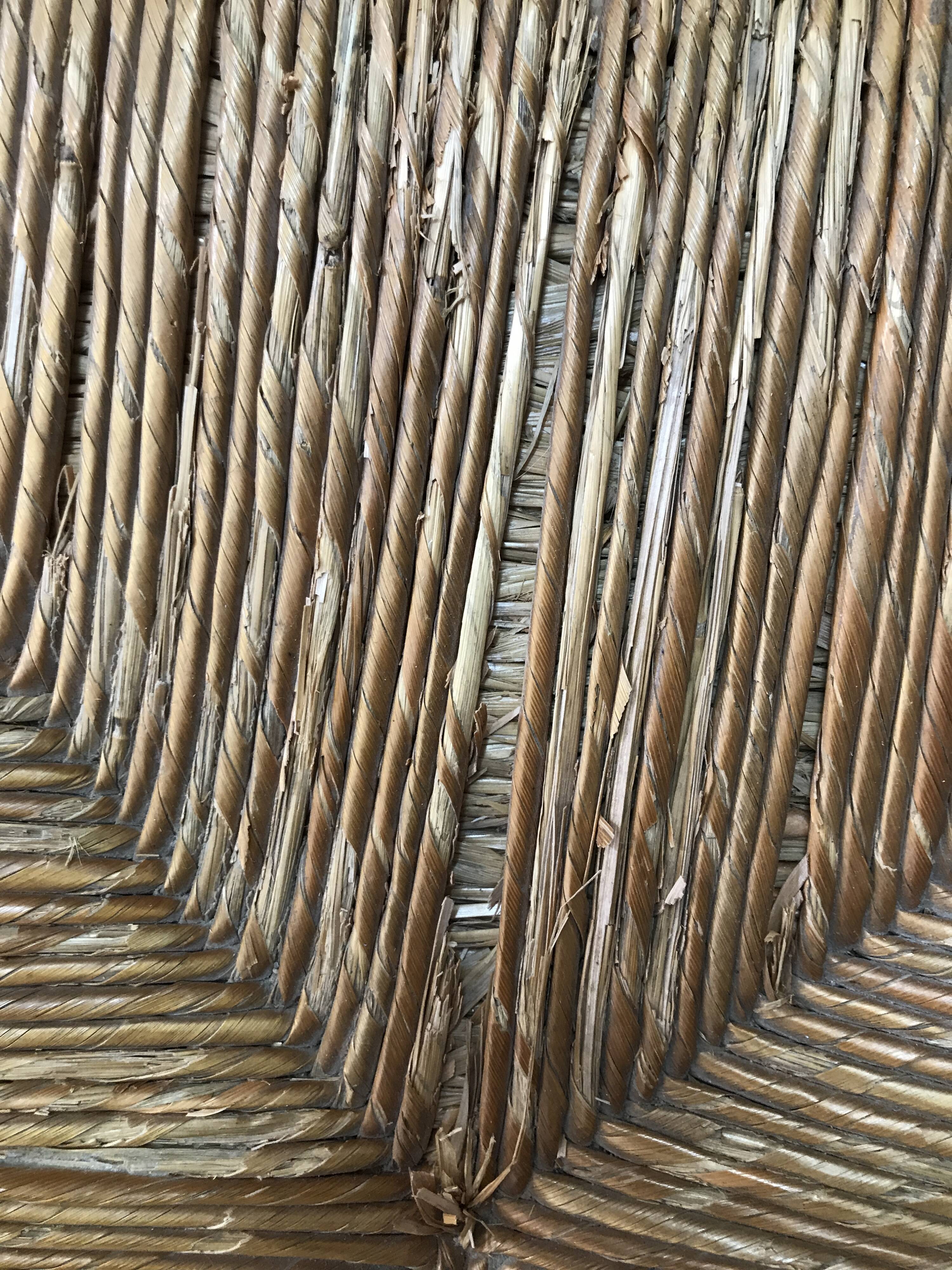 Vintage wooden corner chair turns, 50/60