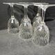 6 verres à vin de bourgogne baccarat service paris