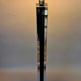 Black and chrome Skycraper floor lamp 1970.