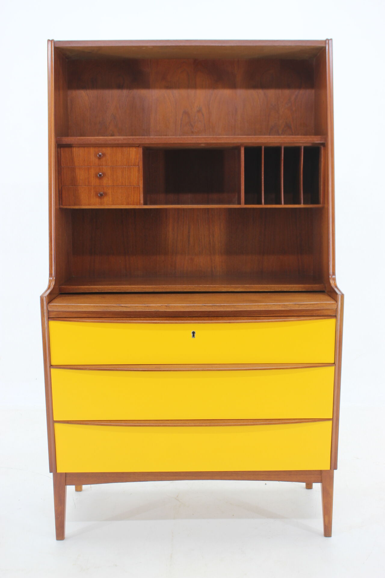 Danish teak writing cabinet 1960
