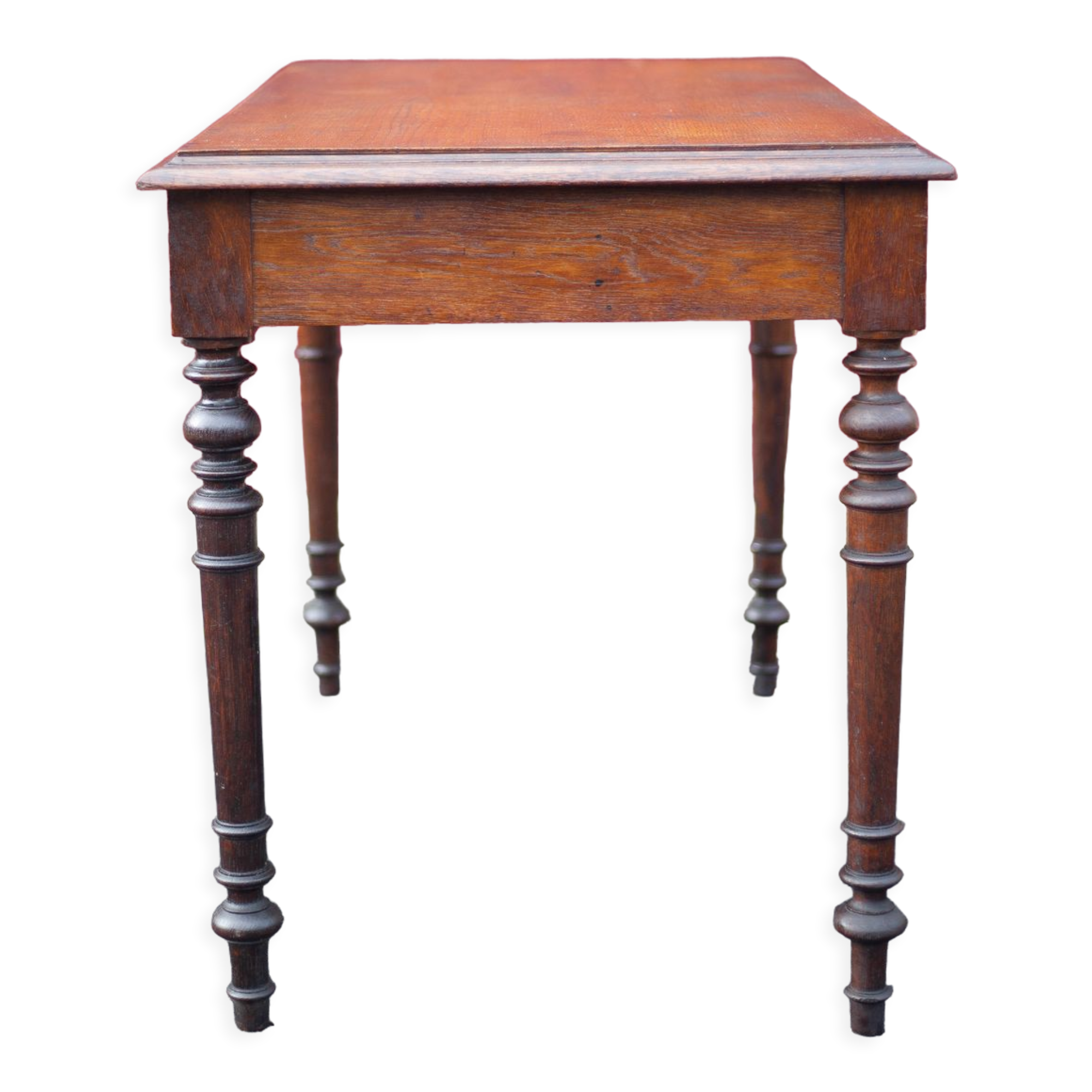 Table or desk Louis Philippe with two drawers
