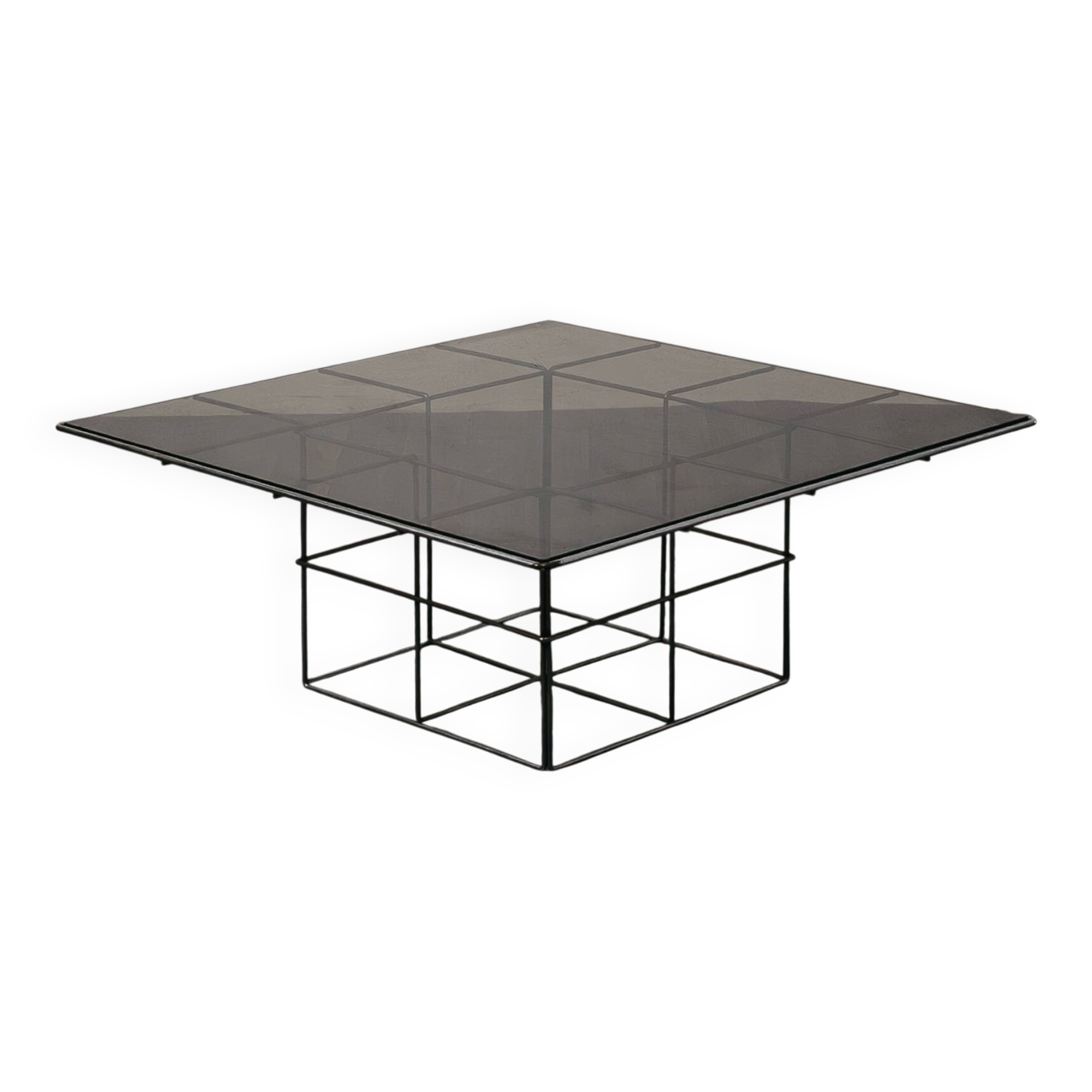 Coffee Table In Acciaio Design Industriale Modernariato 1970’S