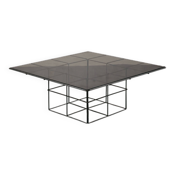 Table basse en acier, années 1970