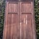 Double entrance door 227x142.2cm oak multi-point lock and frame