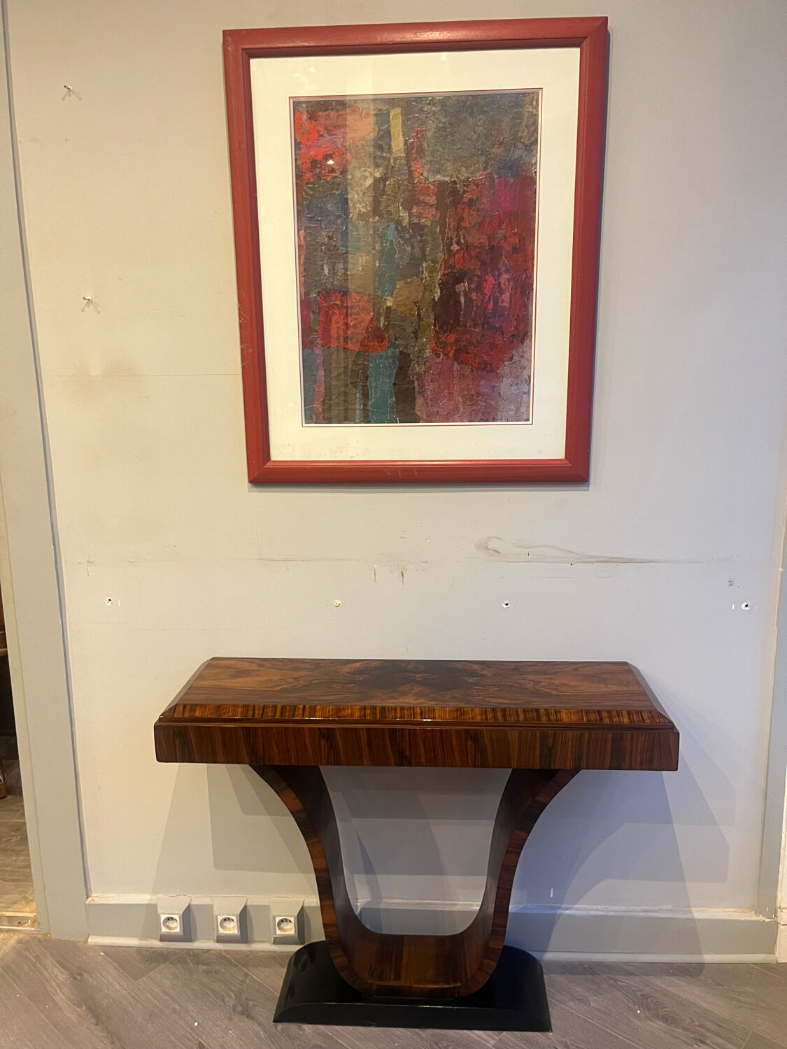 Art Deco pair of consoles