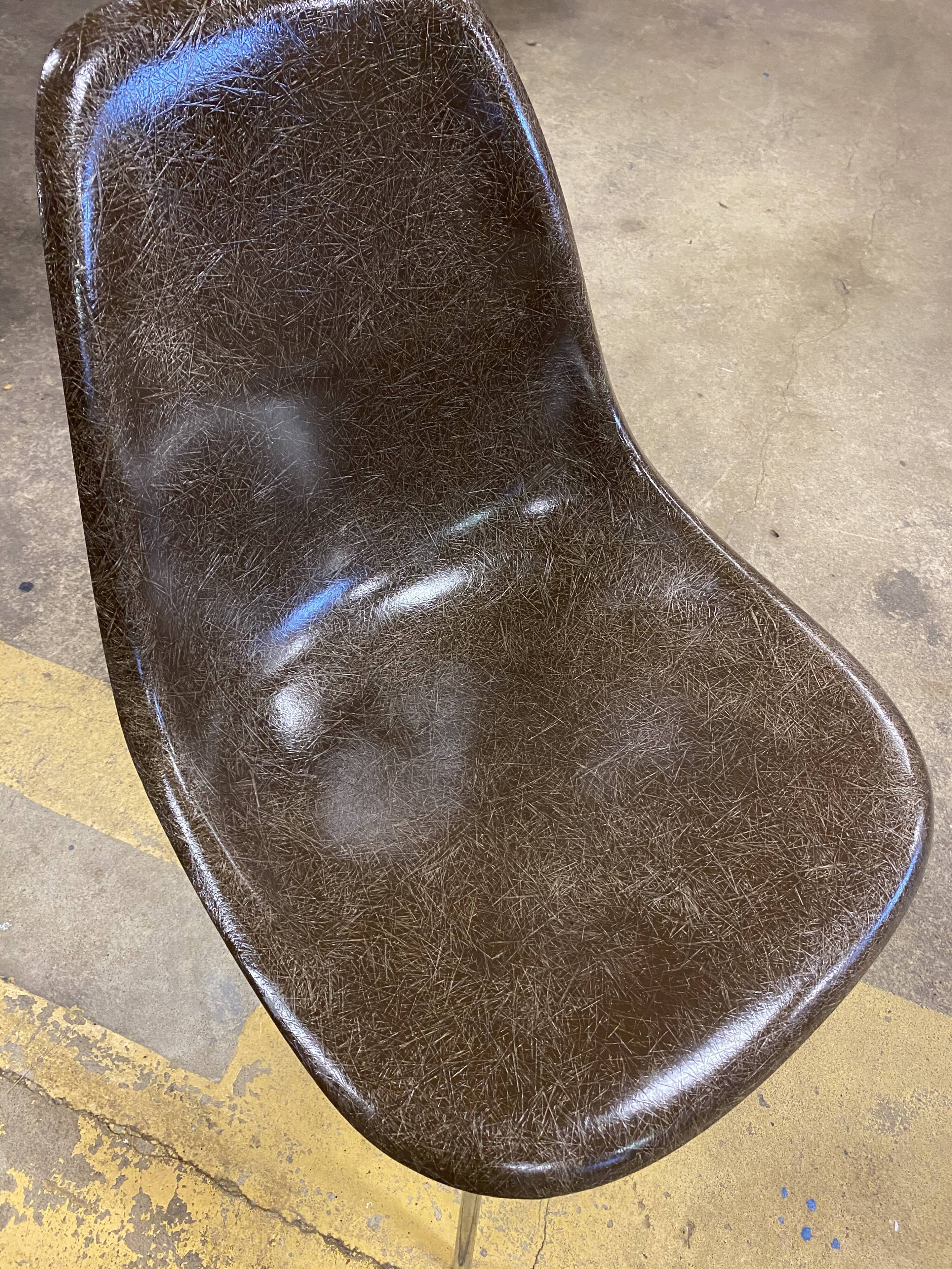 Pair of DSX chairs by Charles and Ray Eames Herman Miller edition