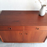 Teak Furniture / Small Enfilade Eric BROUER / Vintage Teck / Scandinavian Buffet / Small Buffet - Vintage Bar Furniture / Made in Denmark / Mid Century