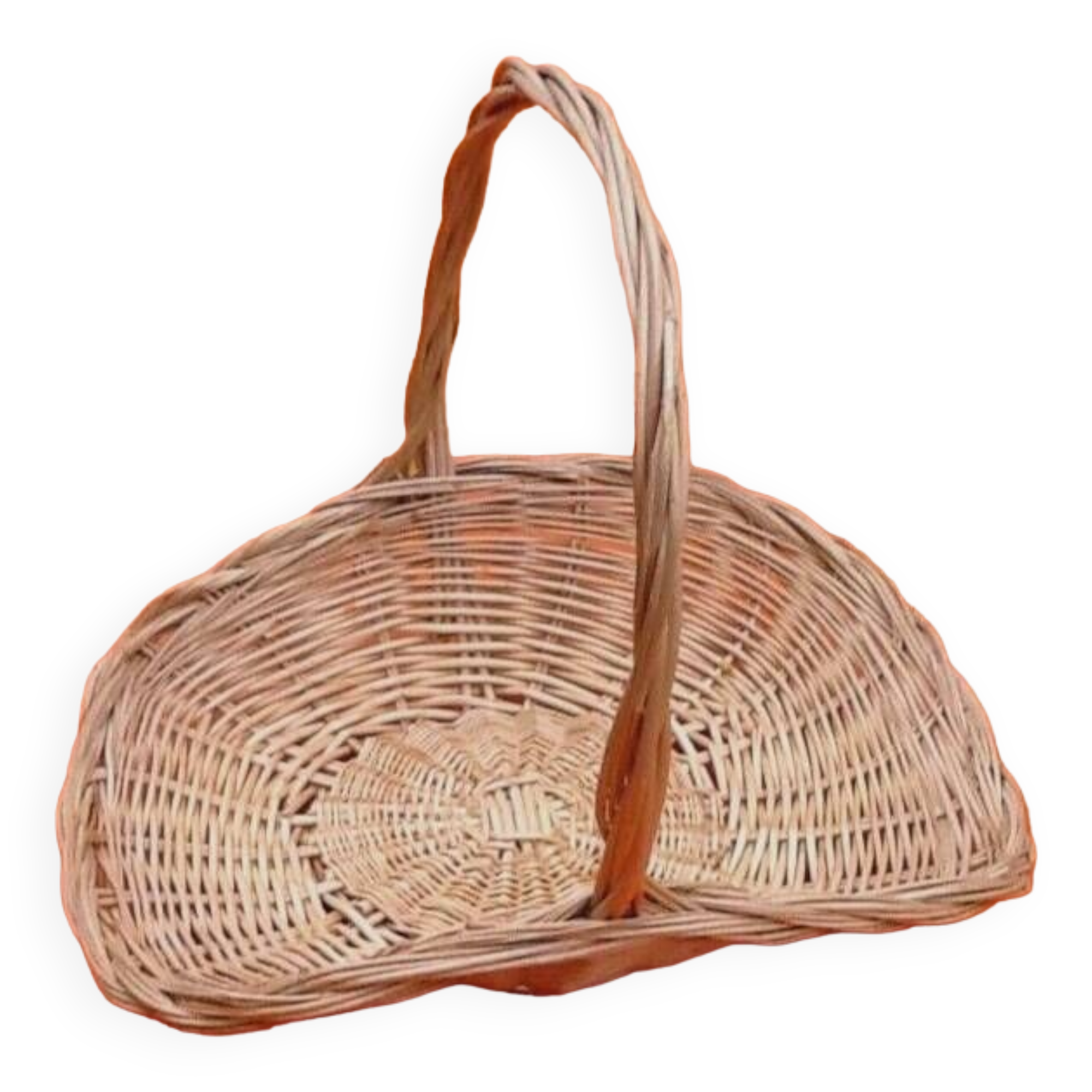 Butterfly basket centerpiece fruit / vegetable basket woven wicker