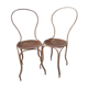 Pair of 19th century garden chairs