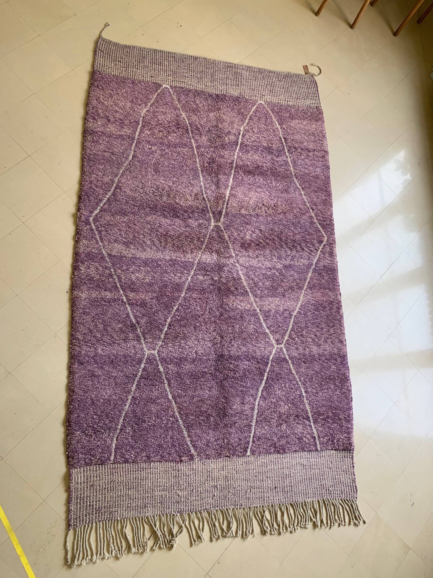 Moroccan Berber rug "Boujaad" pure wool hand-woven