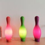 Knockoff lamp by Josh Owen for Bozart orange/freen/purple