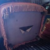 Ensemble de 2 fauteuils Burov en velours, Édition Paris