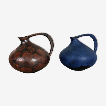 Set of 2 pottery vases "313" designed by Kurt Tschörner Ruscha, Germany, 1960s