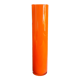 Vase tube vintage en verre orange