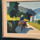 Swedish Oil on Canvas – “Riders on the Road, Crete by Stig Wernheden