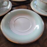 Set of 8 opaque porcelain cups – 1950s