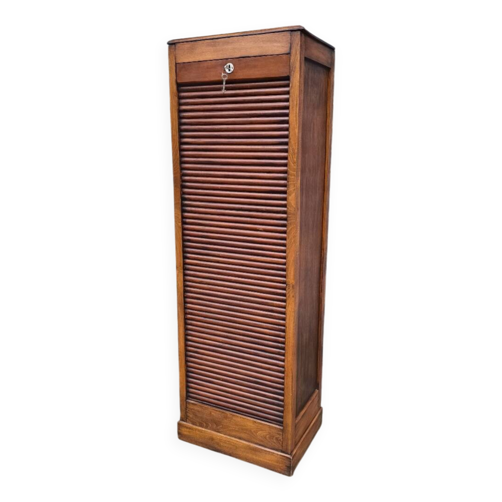 Solid oak filing cabinet 1950