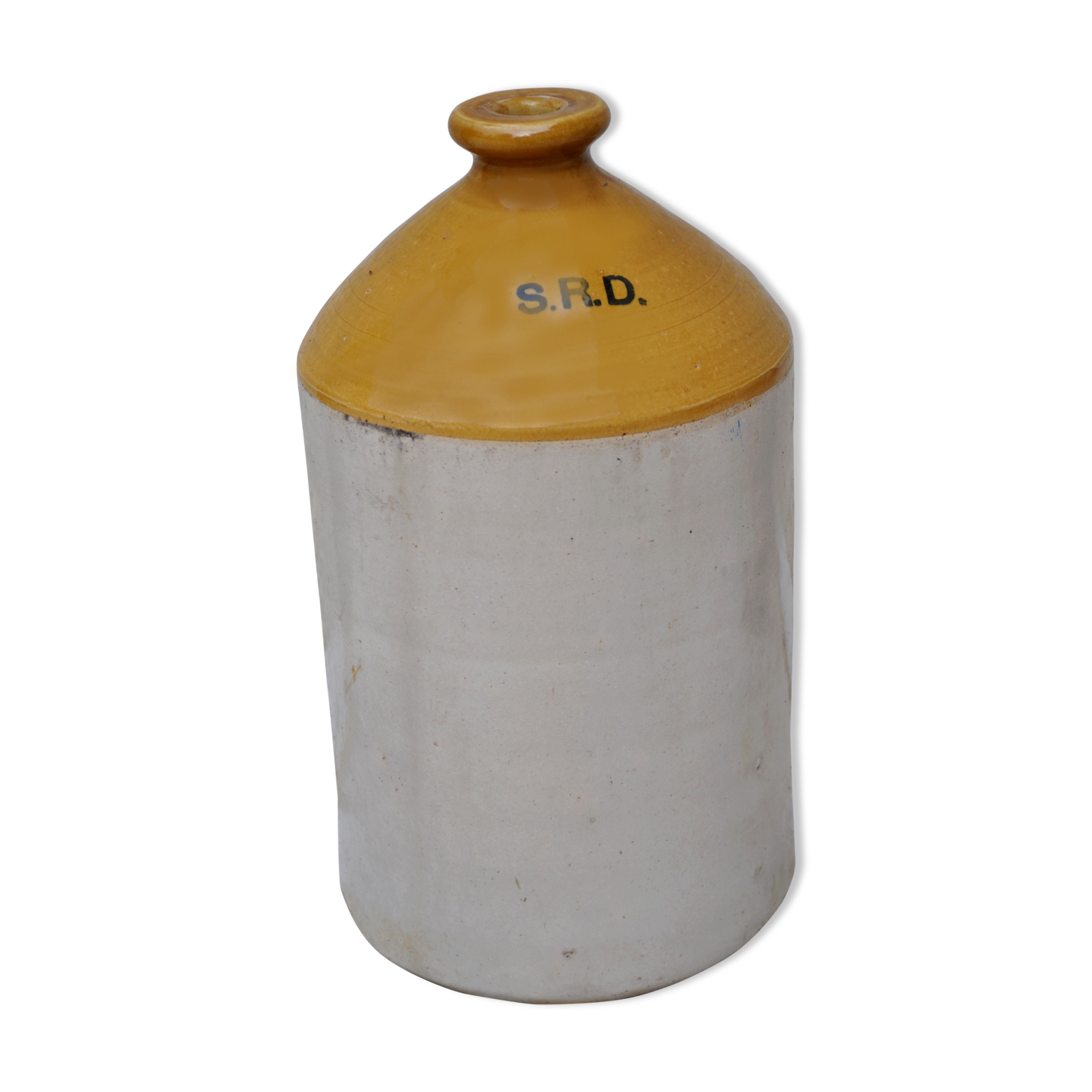 Bottle English jug sandstone S. R. D.