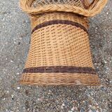 Emmanuelle wicker armchair
