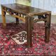 Table basse chinoise en teck et orme des années 80