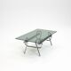 1970's sculptural chrome knot coffee table