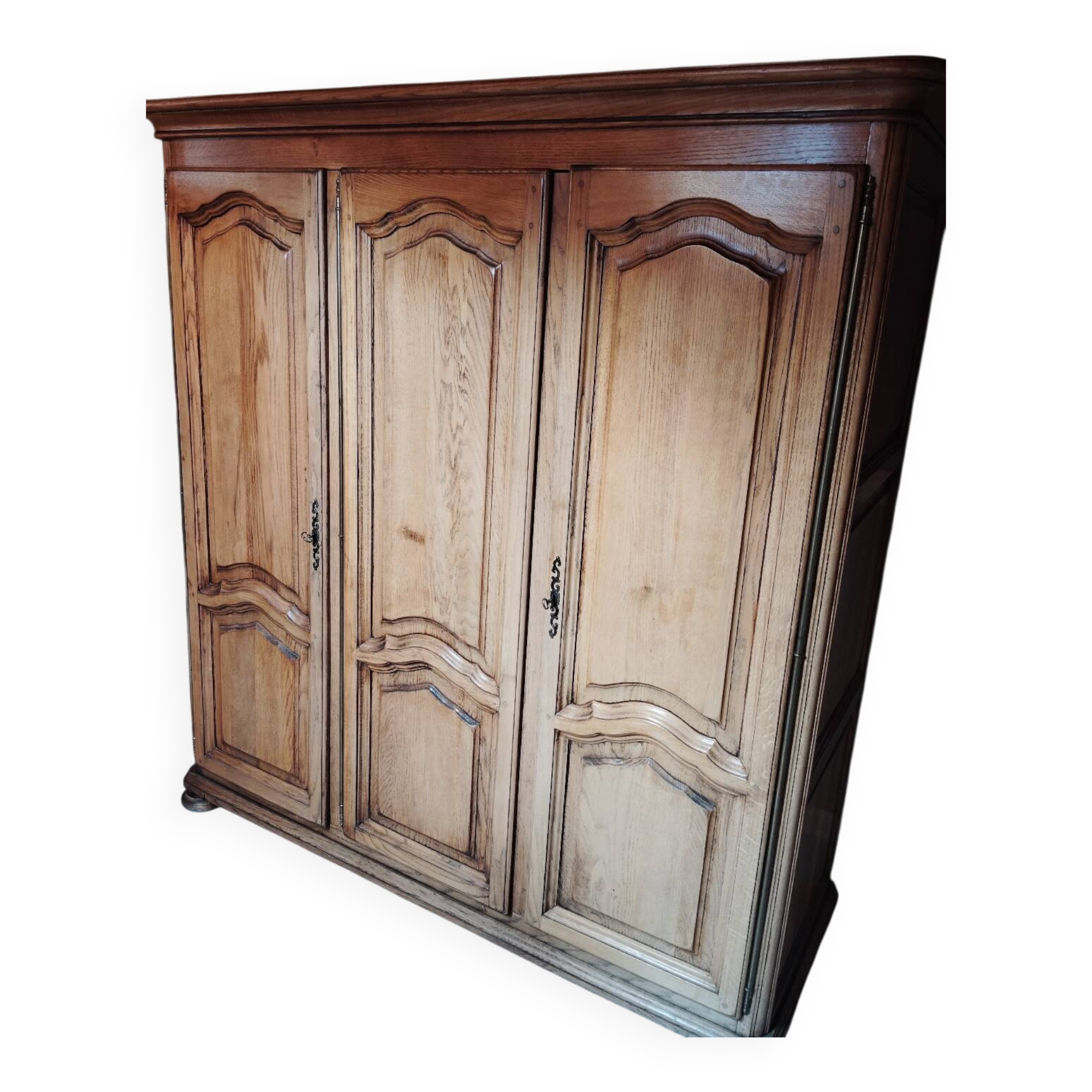 Solid oak wardrobe